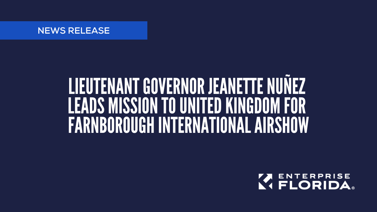 副州长珍妮特Nuñez为范堡罗率团前往英国